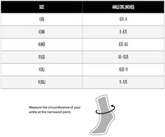 CEP Ortho+ Compression Ankle Sleeve (Size: V) Black-Green