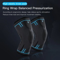 1 PC Knee Pads Strap Patella Medial Support Meniscus Silicone Compression Protec
