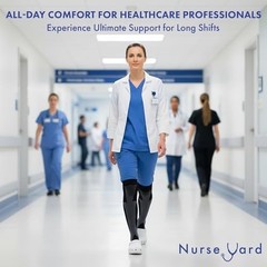 Nurse Yard Compression Socks for Women and Men | 20-30mmHg Graduated Medical …