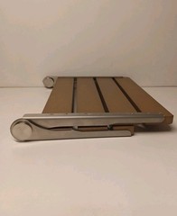 LEXDA 15 Inch HDPS Shower Seat Only with 304 Stainless Steel Frame.
