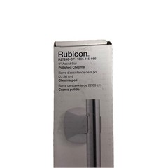 KOHLER Rubicon 9 in. Grab Bar in Polished Chrome K-R27240-CP