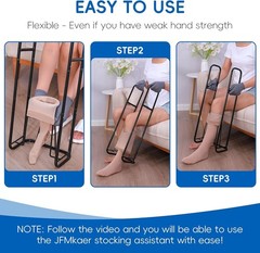 Compression Stocking Helper – Innovative Sock Aid for Sizes Beyond 14 Inches