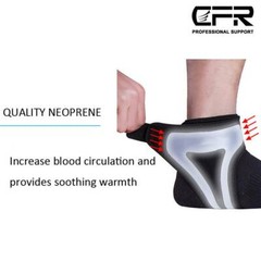 Pair Ankle Brace Achilles Tendon Support Arch Foot Wrap Sleeves Adjustable Strap