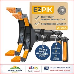 40 Inch Lightweight Trash Picker Upper Tool for Seniors and Disabled – 2 Pack