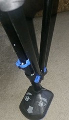 iWALK Hands-Free Crutch Adjustable Height Lightweight Adult Black/Blue
