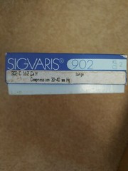 NEW SIGVARIS Medical Compression Stockings LARGE 902 Calf Slip-ON