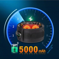 Infrared Heated Vibration Massage for Lower Back Pain Relief Lumbar Support Belt