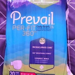Prevail Per-Fit Unisex Incontinence Underwear – Medium Size, Bag of 20 (PF-512)
