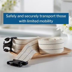 McKesson Gait Belt with Delrin Buckle – Heavy-Duty, Machine Washable, 60 in Long