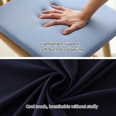 35cm 40cm 45cm Thick Seat Cushion Ultra Soft Foam Car Seat Pad Anti-Slip
