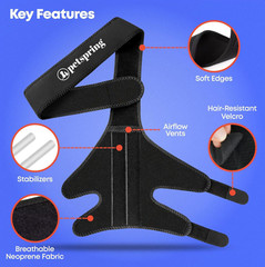 Dog Knee Brace for Torn ACL Pain Relief Support for Front or Hind Leg Large
