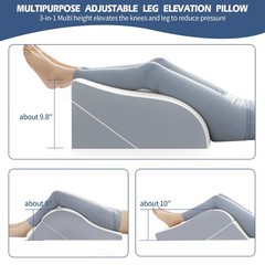 2PCS Leg Elevation Wedge Pillows for Sleeping, Leg Wedge Pillow After Knee Re…