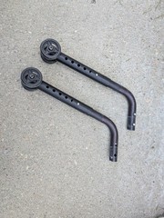 Wheelchair Anti-tip Bar Pair Adjustable For Tilite Quickie P26