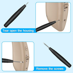 Hearing Aid Cleaning Kit, Hearing Aid Cleaning Tools, Hearing Aid Brushes for Cl
