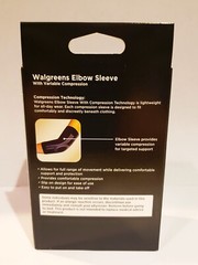 Walgreens Elbow Sleeve W/ Variable Compression – Size: S-M – Free Shipping!