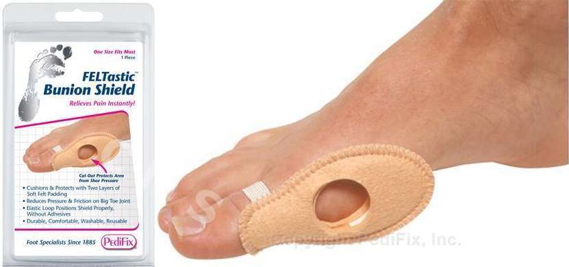 PEDIFIX FELTastic Bunion Shield Felt Protection Cushion Pressure Relief Pad P48