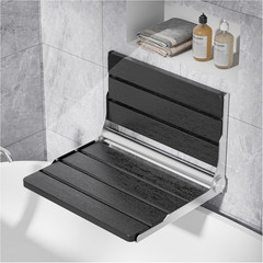 Wall-Mounted Folding Shower Seat, 15″ Space-Saving Chair for 400 lbs Capacity