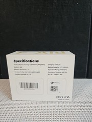 Royal Hearing F -Aid- Bluetooth Hearing Aid Black New in Open Box
