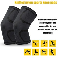 Knee Sleeve Compression Brace Support For Sport Gym Joint Pain Arthritis Relief