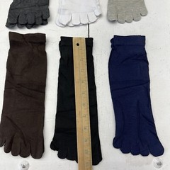 Bencailor 6-Pairs Toe Socks Compression Tube Socks One Size Fits Most
