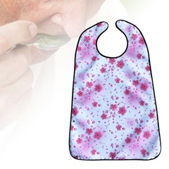 Adult Bibs for Eating Waterproof Full Protection for Elderly Women and Men White