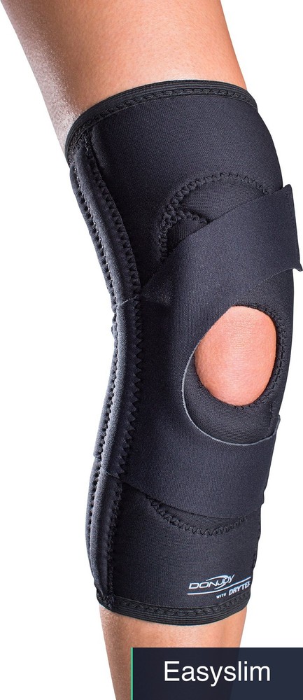 Lateral J Patella Knee Brace Hinged Drytex Left Leg XXL Airflow
