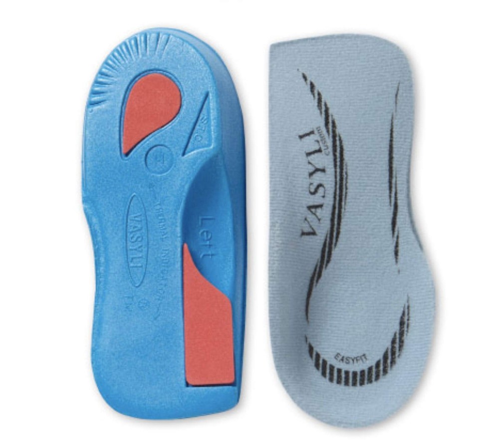 Vasyli Custom Easyfit Insoles Large Effective Pain Relief Medium Density Mild