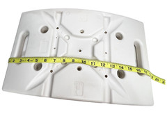 Replacement Shower Stool Seat Only – White – Rectangular