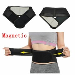 Self Heating Magnetic Back Support Lower Lumbar Brace Adjust Belt Pain Relief