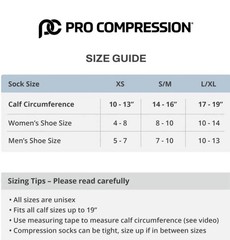 Lot Of 2 PRO COMPRESSION Socks Marathon Running Pink Blue Orange S / M