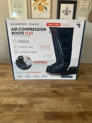 Sharper Image Air Compression Boots Flex Leg Recovery System Large/X-Large. New