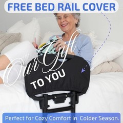 Sturdy Bed Rails Elderly Adults Safety Foldable Adjustable Supports up to 330…