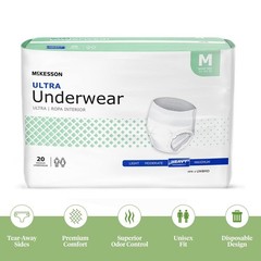 Adult Absorbent Underwear Pull On Medium Disposable Heavy Absorbency, Pack of 20