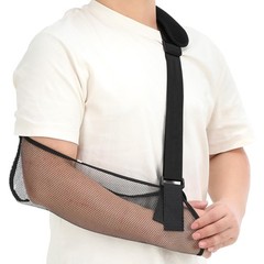Mesh Arm Shoulder Sling, Shower, Breathable, Rotator Cuff, Pad, Men Women,Adjust