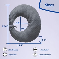 BBL Pillow for Post-Surgery Recovery, Donut Cushion for Butt Sleeping & Sitting,