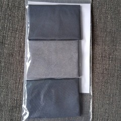 NEW 3 PACK BioSkin Ear-loop Face Mask with Nose Piece – 1 Gray 2 Black – 12786D