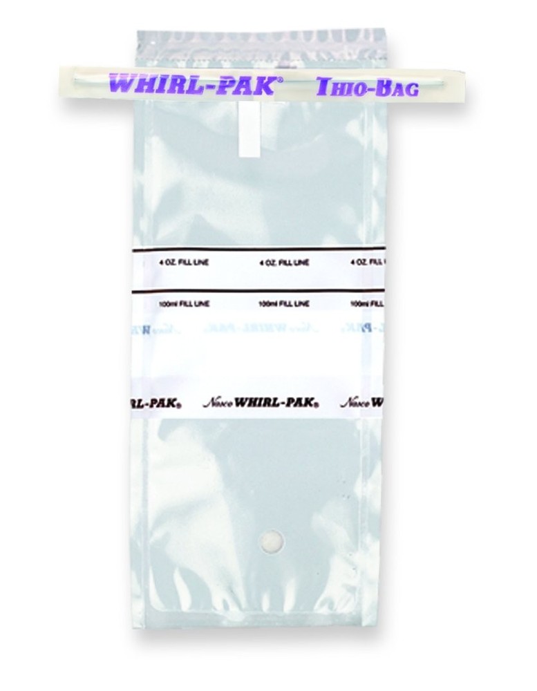 Whirl-Pak B01040WA Standard Thio Bag, 185mm L x 75mm W, 0.057mm Thickness, 10…
