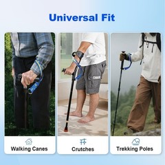 Anti-Drop 2 Pack Wrist Strap, Walking or Trekking Pole Stretchable Elastic Wr…