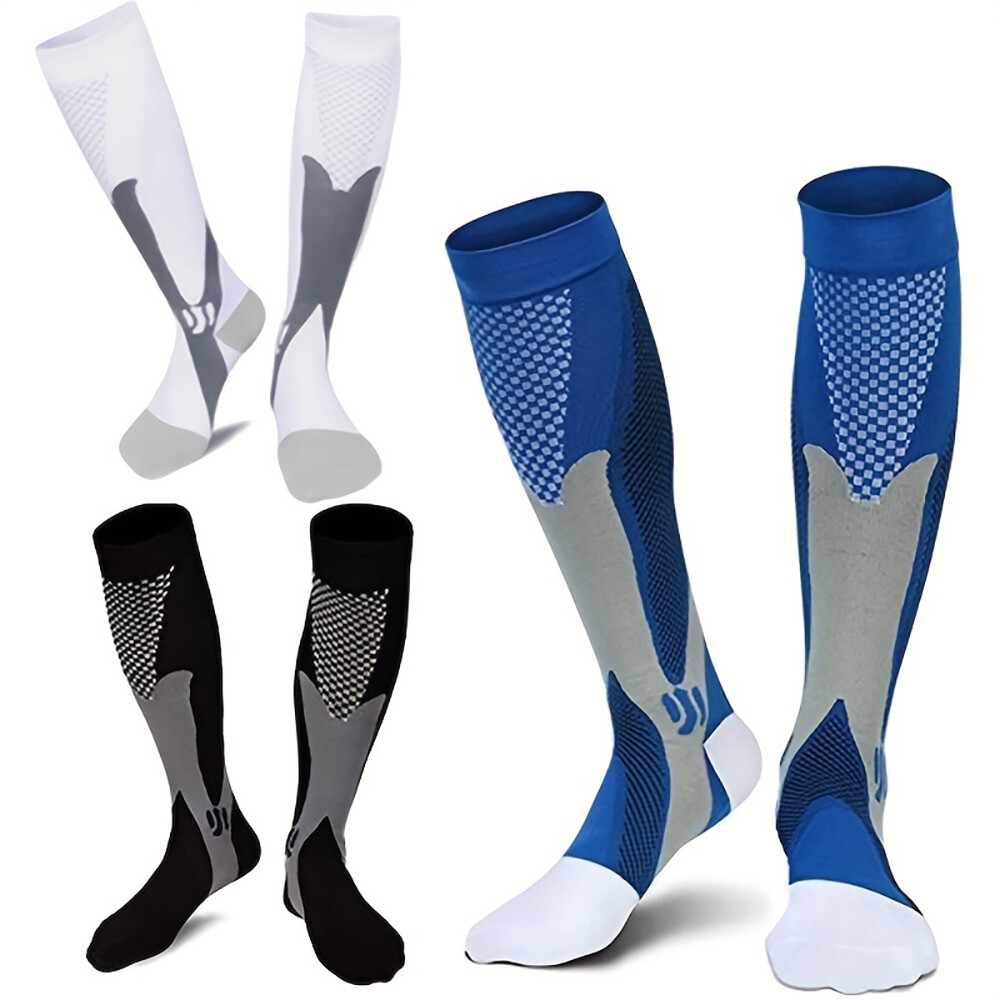 Compression Socks Stockings Womens Mens Knee High Medical 20-30 mmHG L/XL XXL