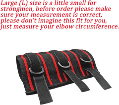 Adjustable Elbow Sleeve, 1 Pair Strong Elebow Support Brace Compression Powerlif