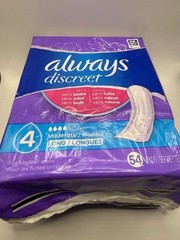 Always Discreet Moderate Long – 54 Count