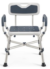 PELEGON Shower Chair for Elderly/Disabled, 450lb Capacity, Padded Seat, New