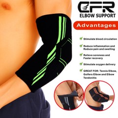 Elbow Brace Support Compression Sleeve Arthritis Tendonitis Reduce Joint Pain