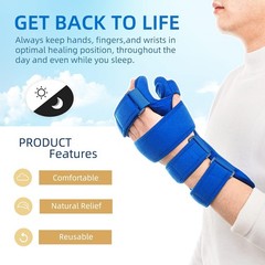 Comfortable Hand Splint with Adjustable Straps for Arthritis & Tendinitis Relief