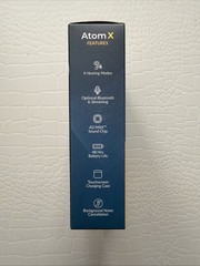Audien Hearing Atom X OTC Rechargeable Hearing Aids – Brand New