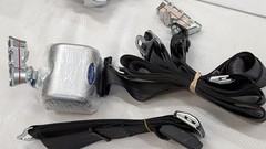 Q-8600-A1-L2 Q’Straint 4 QRT-360 Retractors L-Track Lap Shoulder Belt Wheelchair