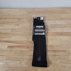 Hollow Alpaca Compression Socks Large 10.5-13 Men Women 10.5-12 Black NEW