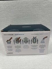 Lunderg Hassle Free Commode Liners – Value Pack 100 Count Universal Fit -NIB