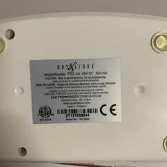 Dry & Store Global II Hearing Aid Dehumidifier UV Lamp Power Supply Desiccant