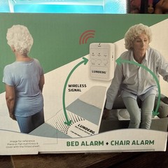Lunderg EARLY ALERT BED ALARM SYSTEM w/ CHAIR ALARM PAD